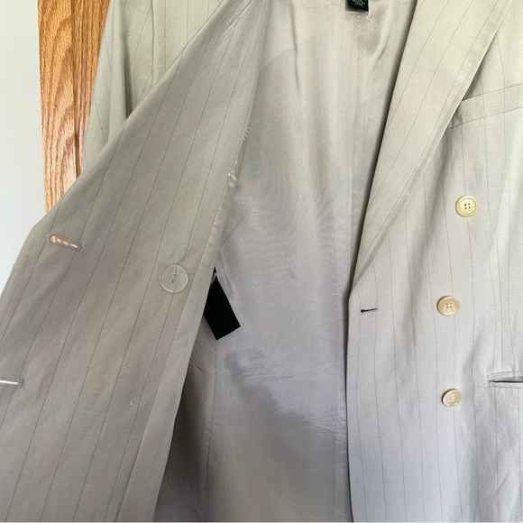 Lauren Ralph Lauren green label Double-Breasted Cream Blazer size 4 - Picture 10 of 15